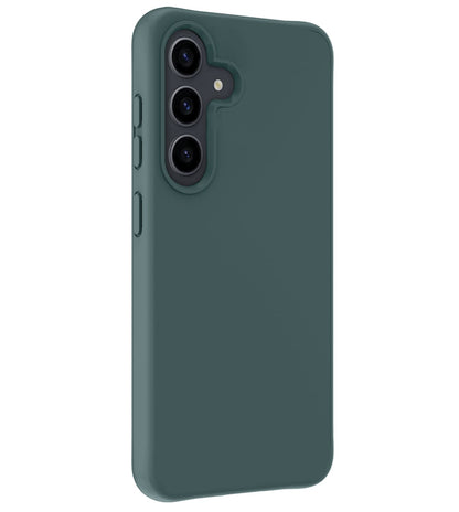 Forterra Samsung A55 Hoesje Siliconen Backcover Lichtgewicht - Donkergroen