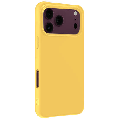 Forterra iPhone 18 Pro Hoesje Siliconen Backcover Lichtgewicht - Geel