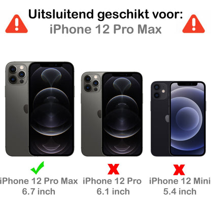 Forterra iPhone 12 Pro Max Camera Screenprotector Gehard Glas