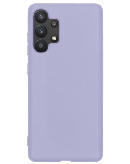 Forterra Samsung A13 4G Hoesje Siliconen Backcover Lichtgewicht - Lila