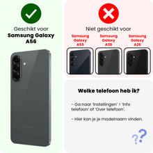 Forterra Samsung A56 Screenprotector Gehard Glas - Anti-kras
