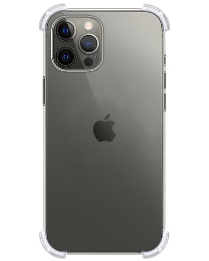 Forterra iPhone 14 Pro Hoesje Shockproof Backcover Siliconen - Transparant