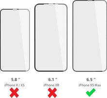 Forterra iPhone Xs Max Screenprotector Gehard Glas - Anti-kras