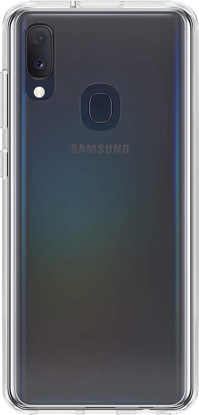 Forterra Samsung A20e Hoesje Siliconen Backcover Lichtgewicht - Transparant