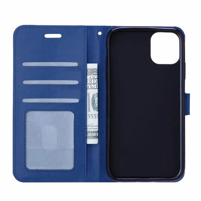 Forterra iPhone 11 Pro Max Hoesje Bookcase Cover met Kaarthouder - Donkerblauw