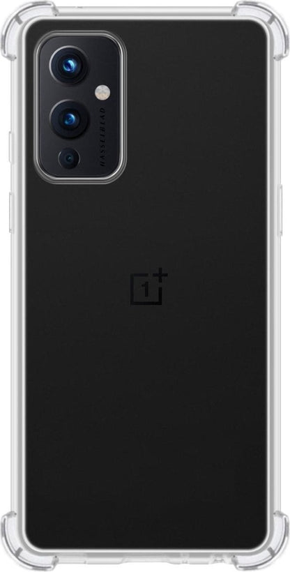 Forterra OnePlus 9 Hoesje Shockproof Backcover Siliconen - Transparant