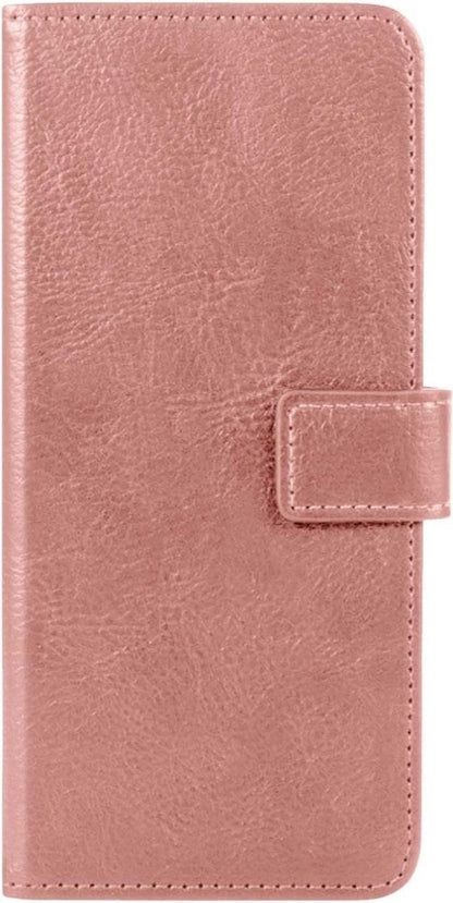 Forterra Samsung A32 4G Hoesje Bookcase Cover met Kaarthouder - Rosé goud
