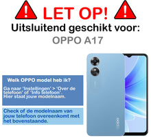 Forterra OPPO A17 Hoesje Bookcase Cover met Kaarthouder - Donkerroze