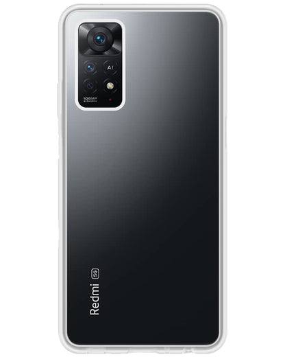 Forterra Xiaomi Redmi Note 11 Pro Hoesje Siliconen Backcover Lichtgewicht - Transparant