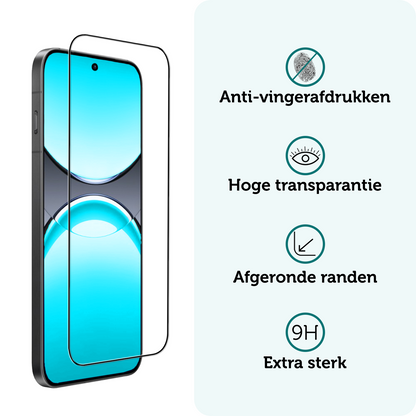 Forterra OPPO Find X8 Pro Screenprotector Gehard Glas - Full Screen