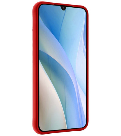 Forterra Samsung A15 Hoesje Siliconen Backcover Lichtgewicht - Rood