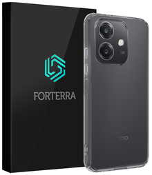 Forterra OPPO A40 Hoesje Siliconen Backcover Lichtgewicht - Transparant