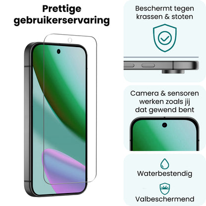 Forterra Google Pixel 11 Pro XL Screenprotector Gehard Glas - Anti-kras
