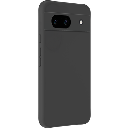 Forterra Google Pixel 8a Hoesje Siliconen Backcover Lichtgewicht - Zwart