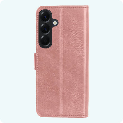 Forterra Samsung A37 Hoesje Bookcase Cover met Kaarthouder - Rosé goud