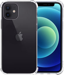 Forterra iPhone 12 Mini Hoesje Shockproof Backcover Siliconen - Transparant