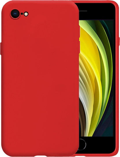Forterra iPhone 7 Hoesje Siliconen Backcover Lichtgewicht - Rood