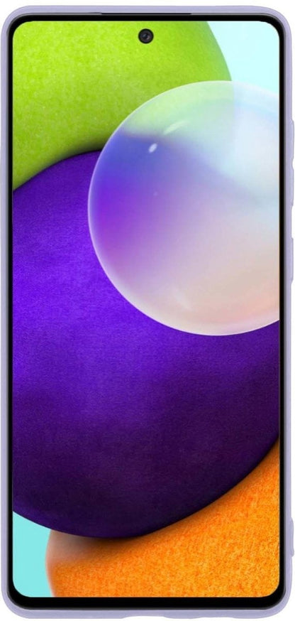 Forterra Samsung A52 Hoesje Siliconen Backcover Lichtgewicht - Lila