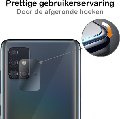 Forterra Samsung A51 Camera Screenprotector Gehard Glas