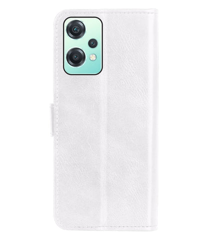Forterra OnePlus Nord CE 2 Lite Hoesje Bookcase Cover met Kaarthouder - Wit