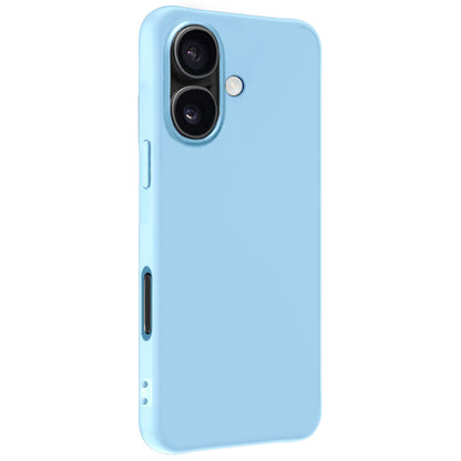 Forterra iPhone 17 Hoesje Siliconen Backcover Lichtgewicht - Lichtblauw