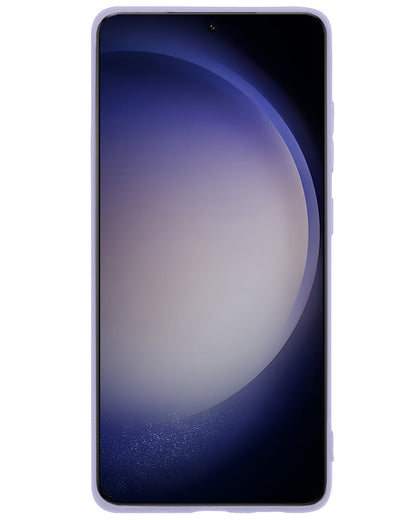 Forterra Samsung S23 Ultra Hoesje Siliconen Backcover Lichtgewicht - Lila