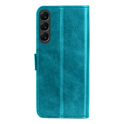 Forterra Samsung S24 FE Hoesje Bookcase Cover met Kaarthouder - Turquoise