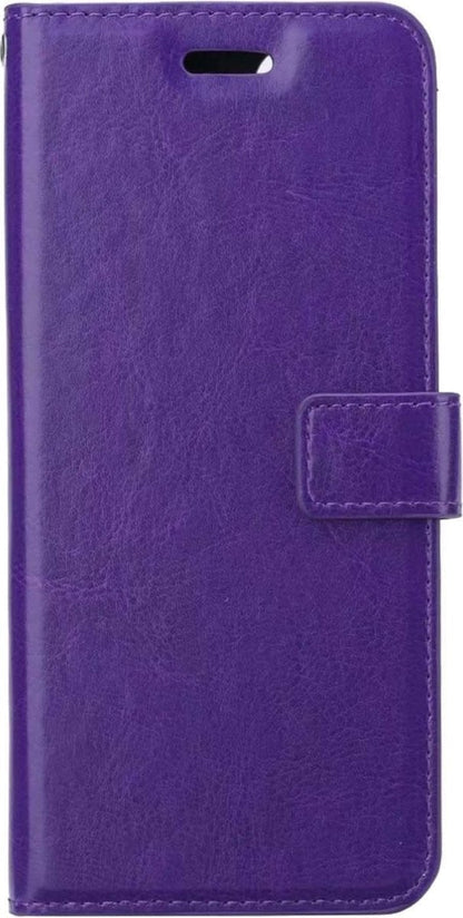 Forterra Samsung A32 4G Hoesje Bookcase Cover met Kaarthouder - Paars