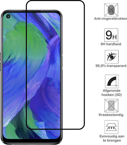 Forterra OPPO A54 5G Screenprotector Gehard Glas - Full Screen