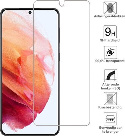 Forterra Samsung S21 Screenprotector Gehard Glas - Anti-kras
