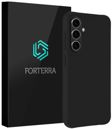 Forterra Samsung S26 Plus Hoesje Siliconen Backcover Lichtgewicht - Zwart