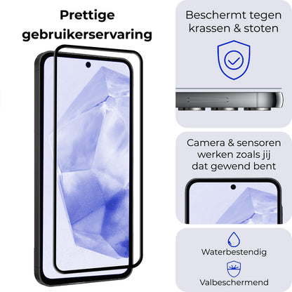 Forterra Samsung A35 Screenprotector Gehard Glas - Full Screen