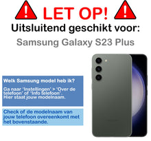 Forterra Samsung S23 Plus Hoesje Bookcase Cover met Kaarthouder - Wit