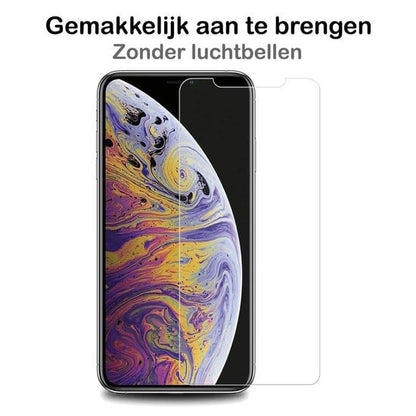 Forterra iPhone Xs Max Screenprotector Gehard Glas - Anti-kras