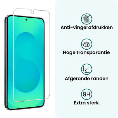 Forterra Samsung S25 Plus Screenprotector Gehard Glas - Anti-kras
