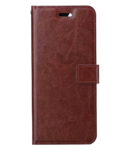 Forterra Samsung M22 Hoesje Bookcase Cover met Kaarthouder - Bruin
