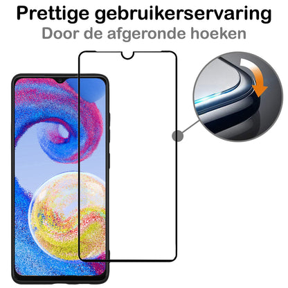 Forterra Samsung A04s Screenprotector Gehard Glas - Full Screen