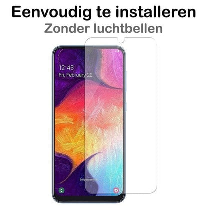 Forterra Samsung Galaxy A20/A30/A50 Screenprotector Gehard Glas - Anti-kras