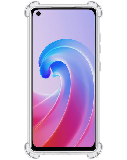 Forterra OPPO A76 Hoesje Shockproof Backcover Siliconen - Transparant