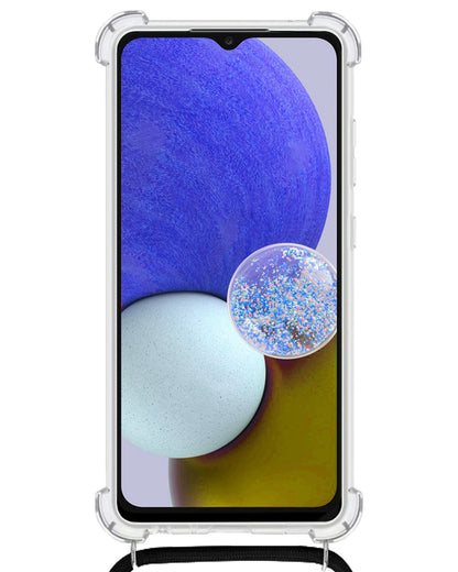 Forterra Samsung A13 5G Hoesje met Koord Backcover Shockproof - Transparant