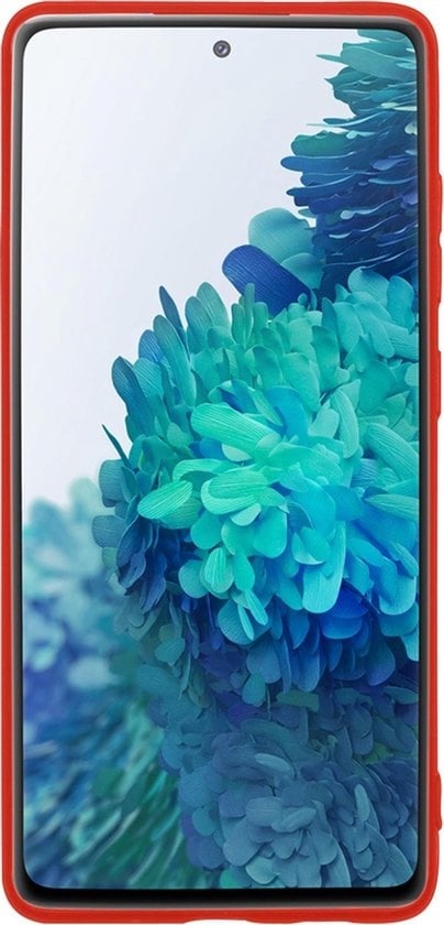 Forterra Samsung S20 FE Hoesje Siliconen Backcover Lichtgewicht - Rood