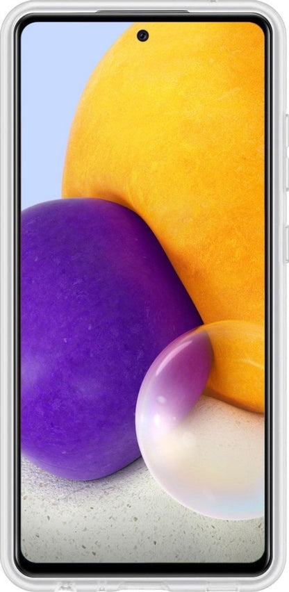 Forterra Samsung A72 Hoesje Siliconen Backcover Lichtgewicht - Transparant