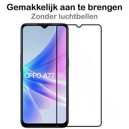 Forterra OPPO A77 Screenprotector Gehard Glas - Full Screen