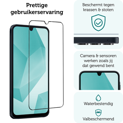 Forterra Samsung A16 Screenprotector Gehard Glas - Full Screen