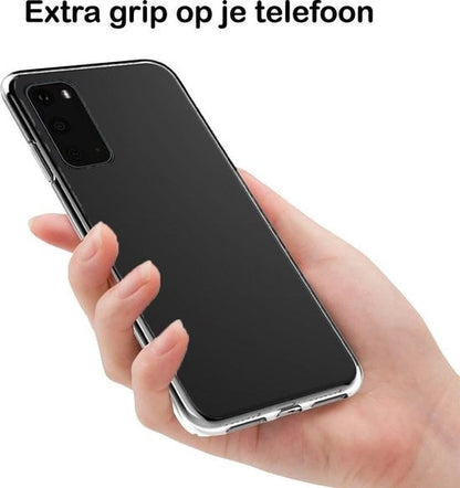 Forterra Samsung S20 Hoesje Siliconen Backcover Lichtgewicht - Transparant
