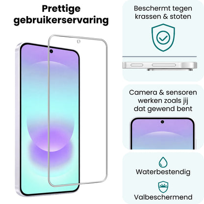 Forterra Samsung A37 Screenprotector Gehard Glas - Anti-kras