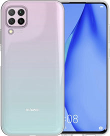 Forterra Huawei P40 Lite Hoesje Siliconen Backcover Lichtgewicht - Transparant