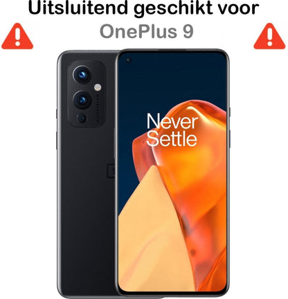 Forterra OnePlus 9 Hoesje Shockproof Backcover Siliconen - Transparant