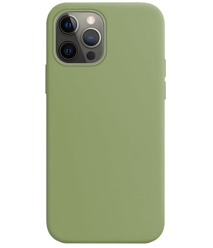 Forterra iPhone 13 Pro Max Hoesje Siliconen Backcover Lichtgewicht - Groen