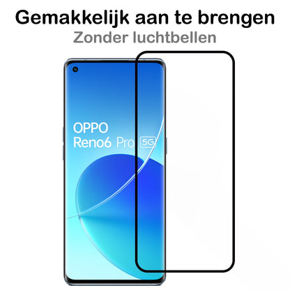 Forterra OPPO Reno 6 Pro Screenprotector Gehard Glas - Full Screen